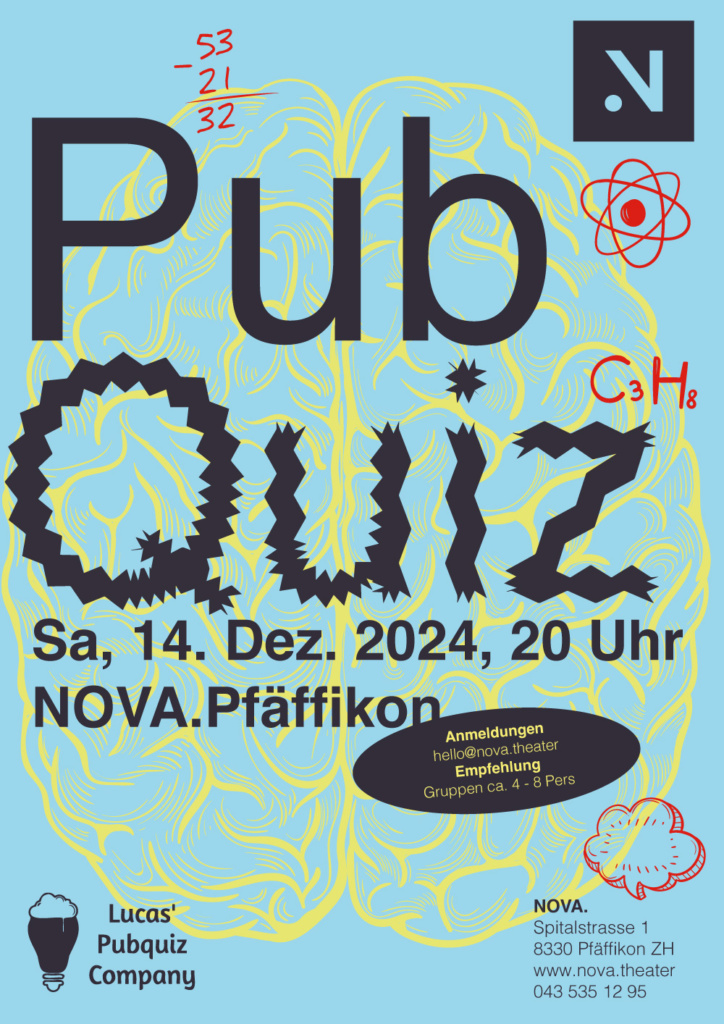 Pub Quiz mit Lucas @NOVA.Theater