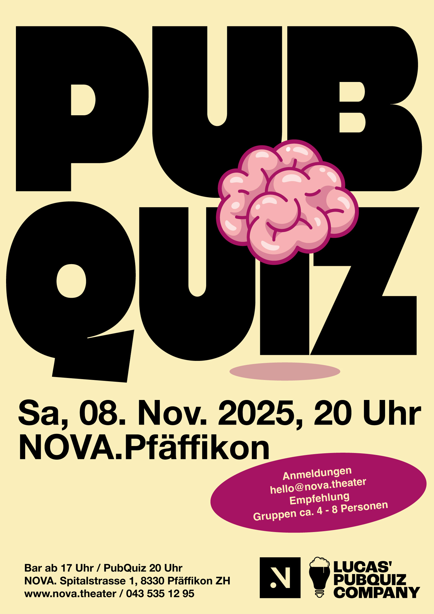 PubQuiz im NOVA.Theater