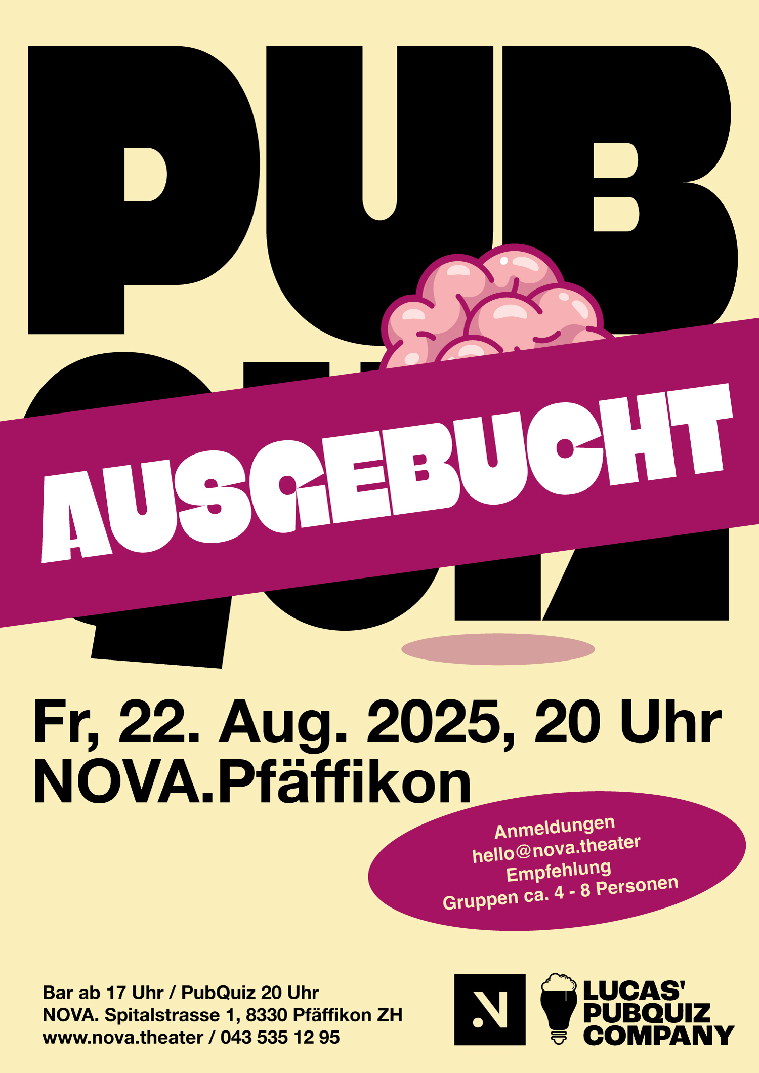 PubQuiz im NOVA.Theater