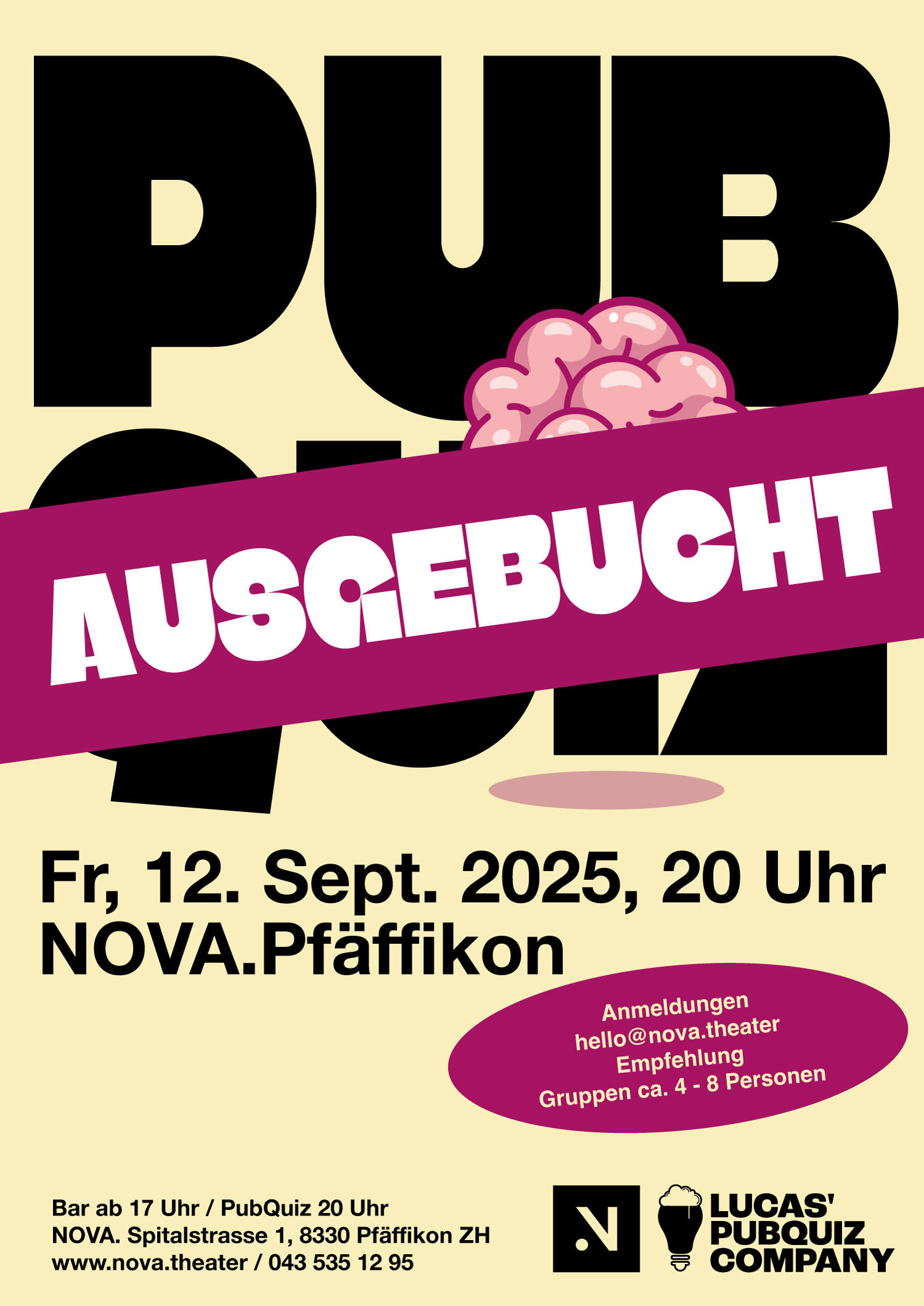 PubQuiz im NOVA.Theater