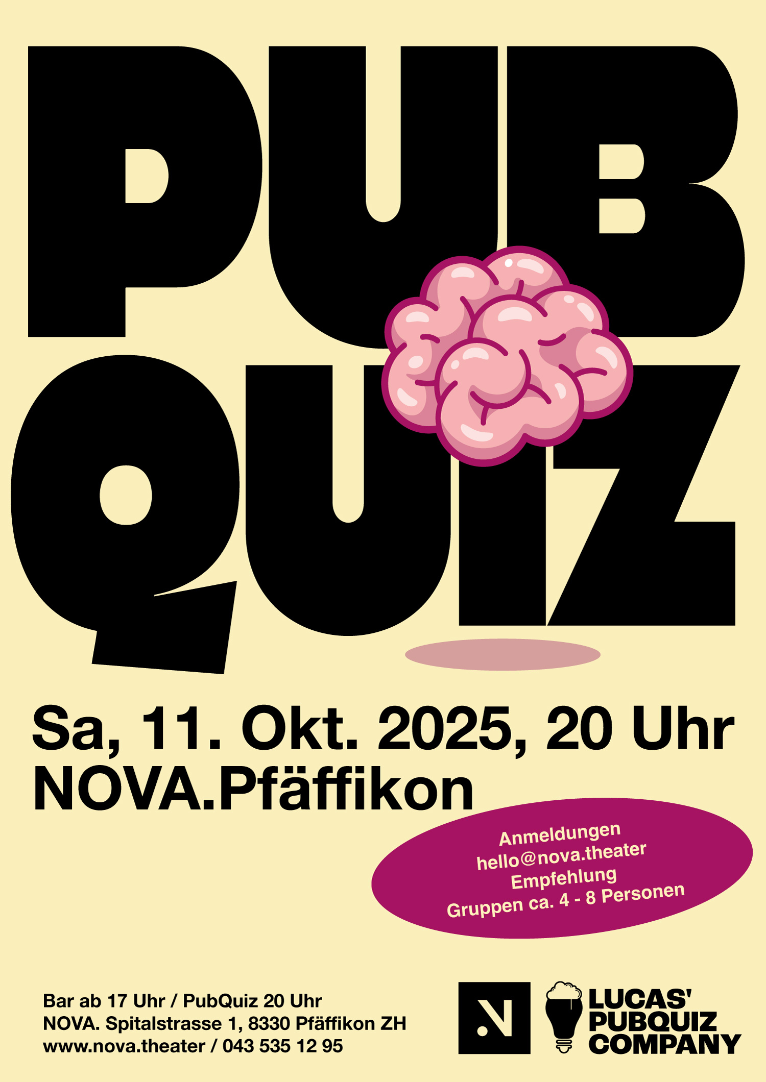 PubQuiz im NOVA.Theater